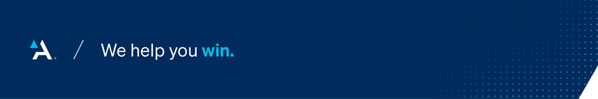 Footer with the Amwins logo that reads "we help you win."